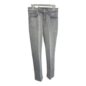 Joe's Jeans Women's Gray Denim The Callie Grinded Hem Cropped boot Size 25